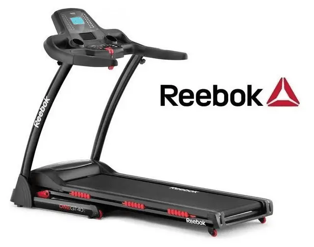 Black Reebok One GT40S Treadmill with Reebok logo on the side