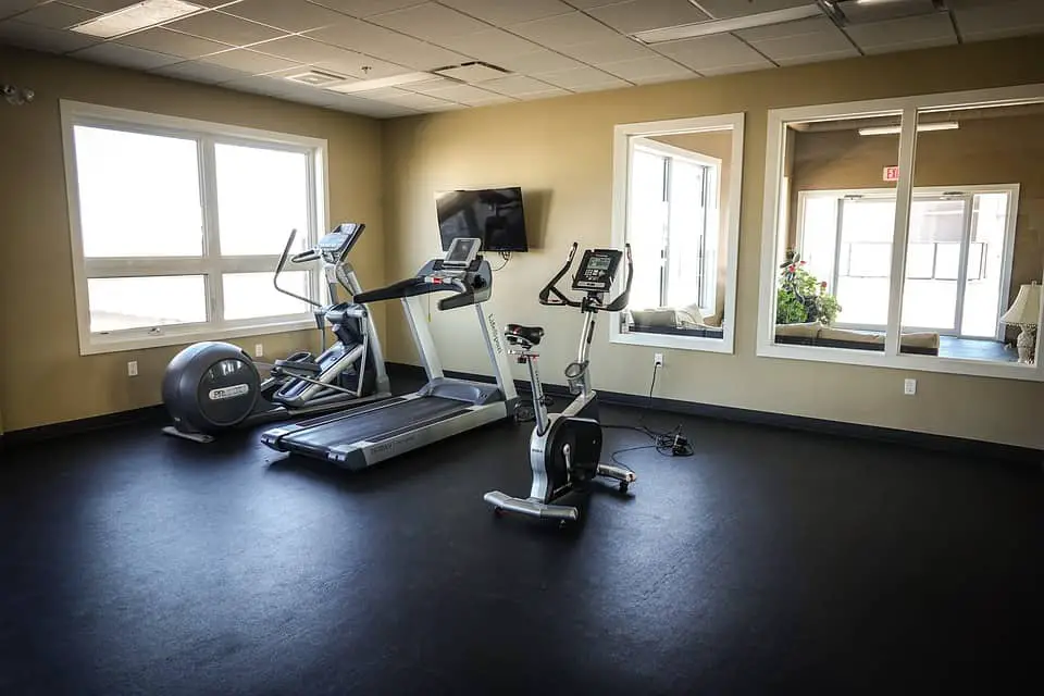 treadmill in a studio