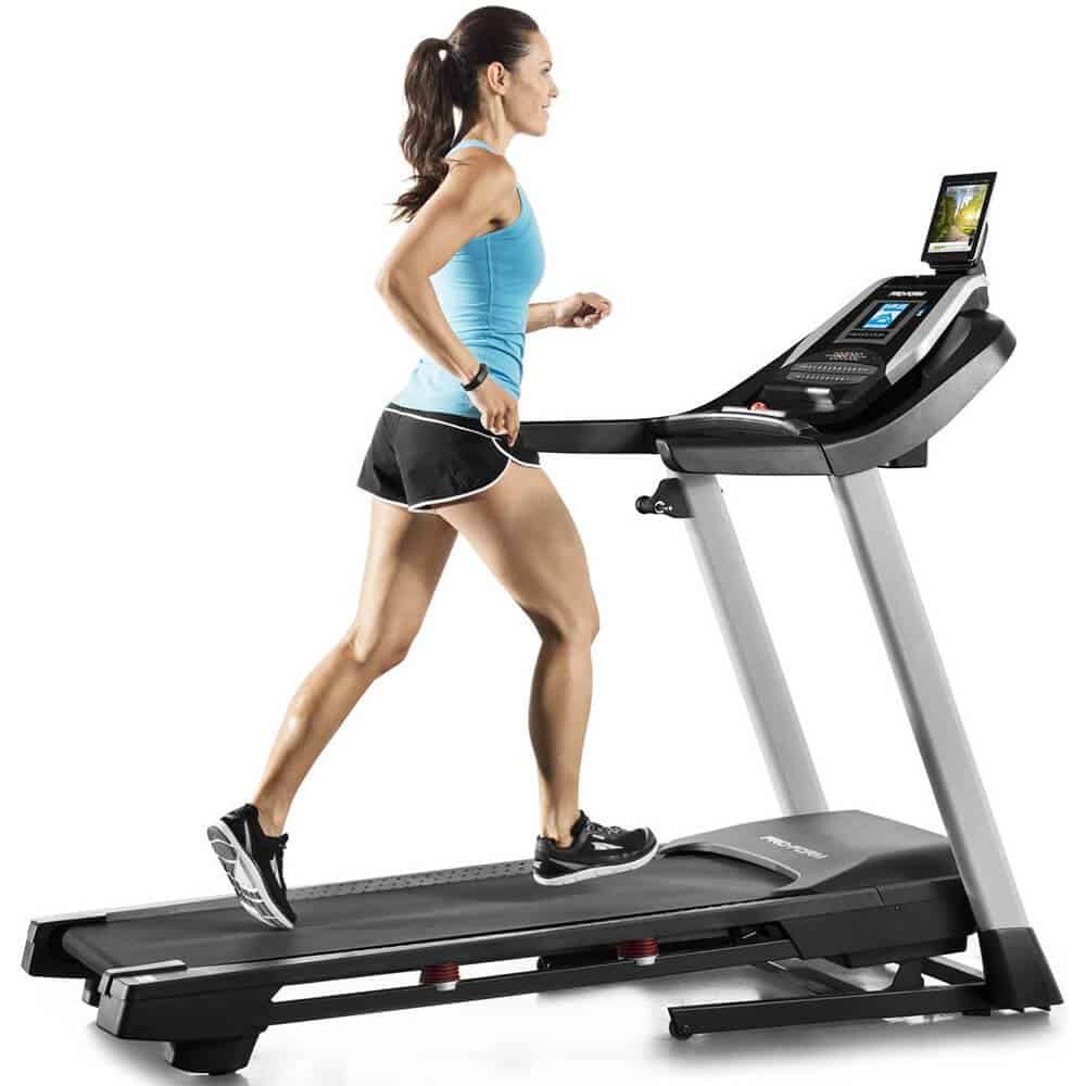 woman using the Proform 505 CST Treadmill